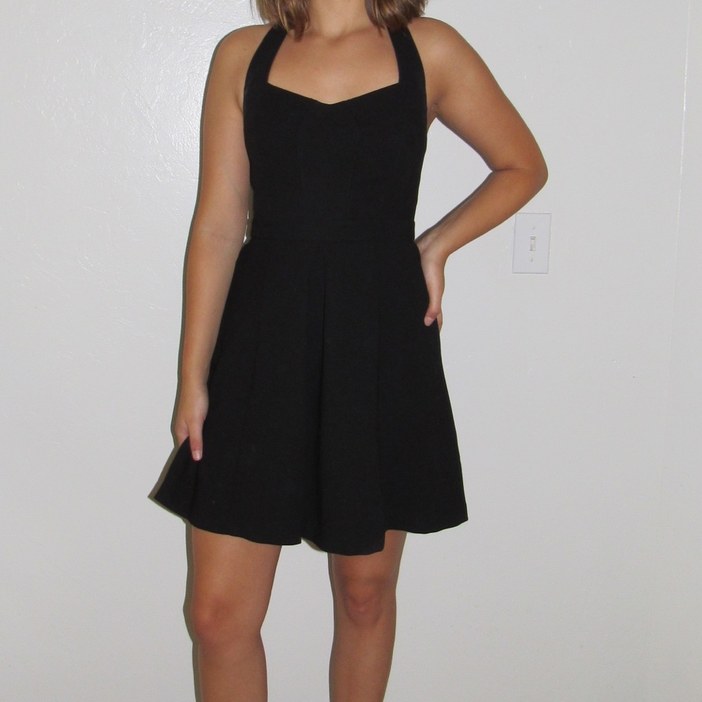 BCBG black mini dress